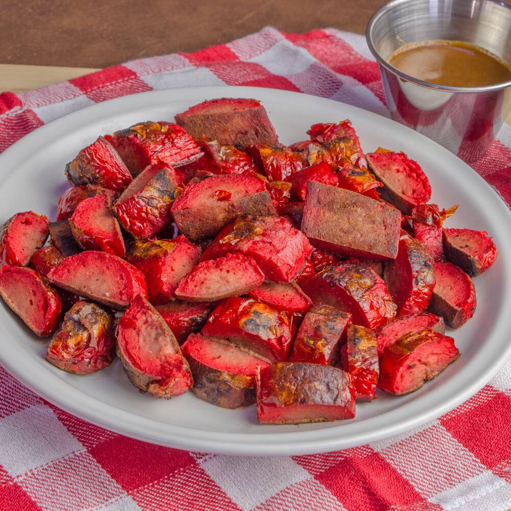 Salchichas asadas bubas