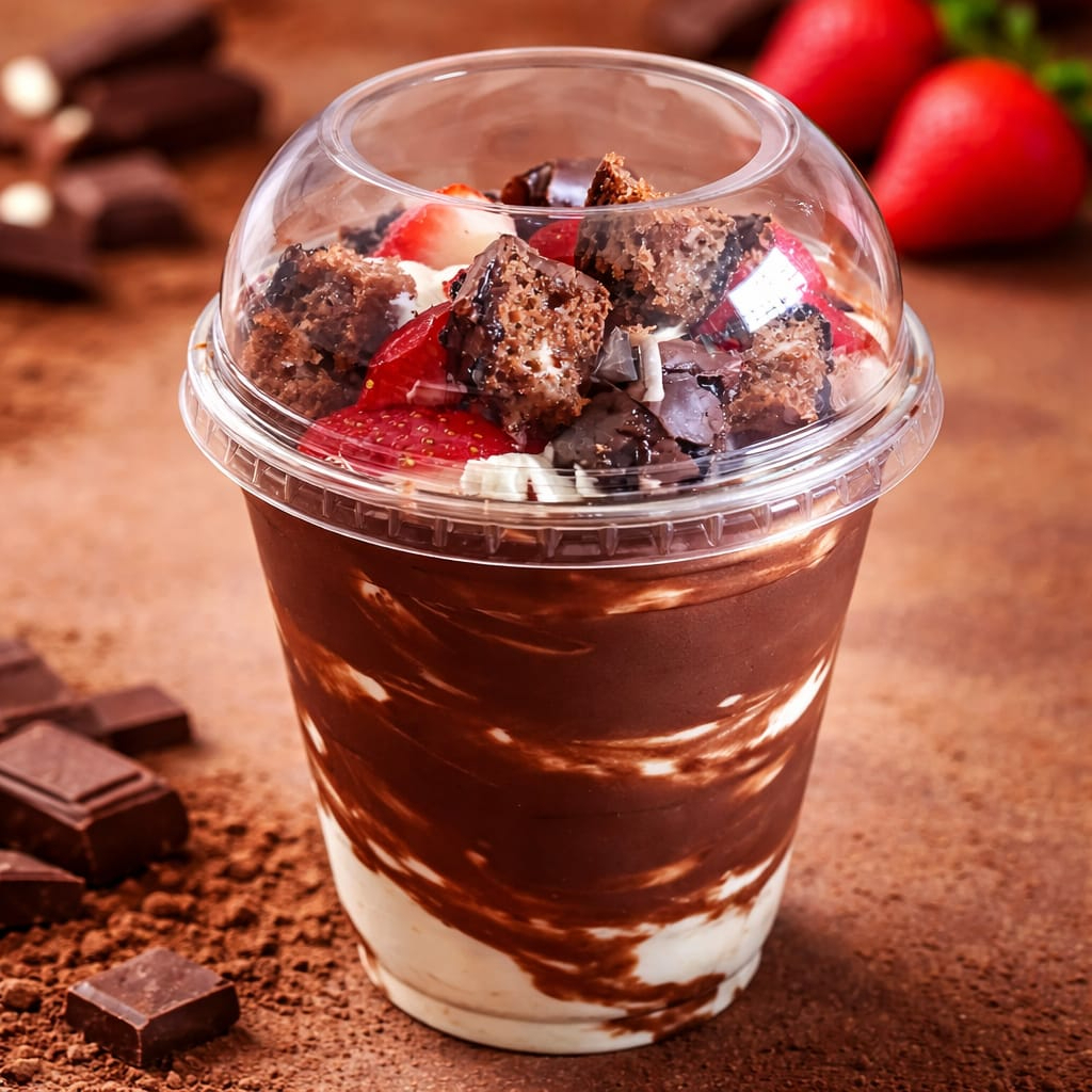 Frresa con cremas con topping 12 oz