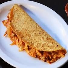 Quesadilla de Comal de Tinga de Pollo