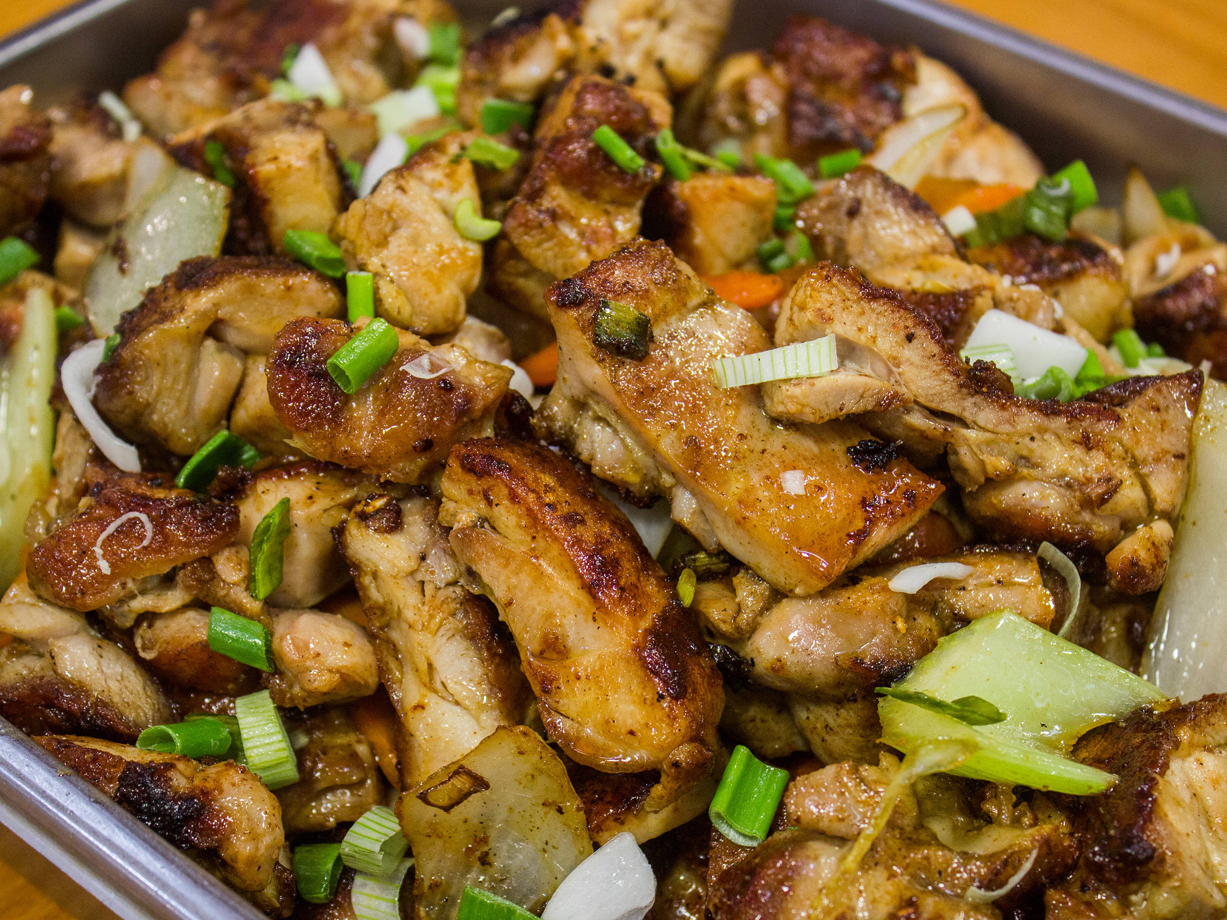 Pollo a la plancha con arroz