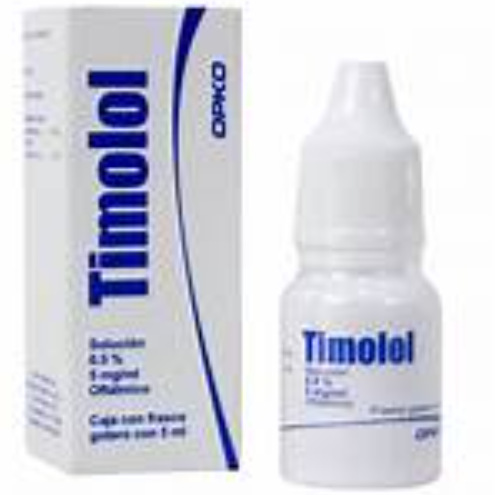 Timolol 0.50% Solucion Caja con Frasco Gotero de 5