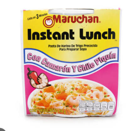 Maruchan Camarón y Chile Piquín