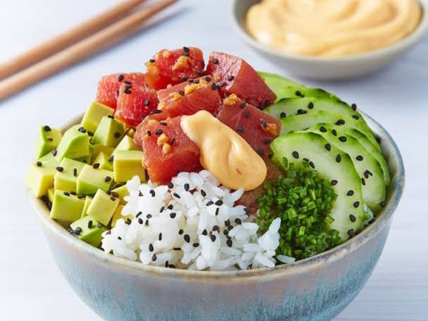 pokes,noodles & sushi.