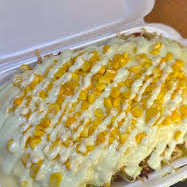 Salchipapa con MAIZ Gratinada
