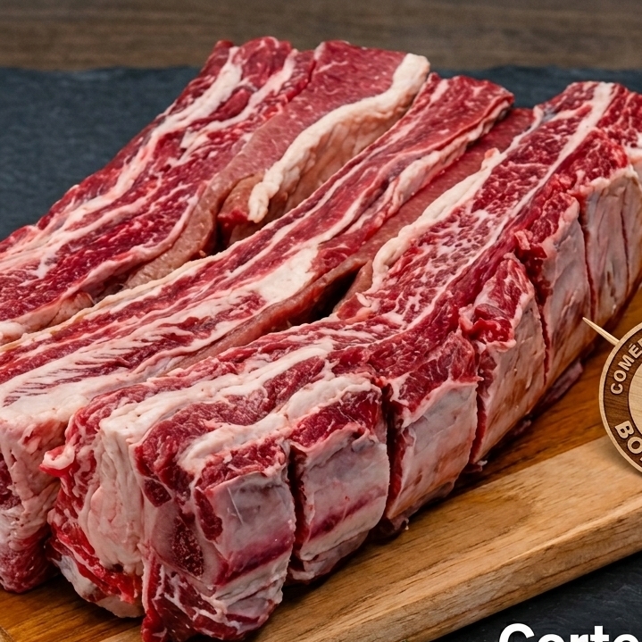 A costela ponta de agulha é ideal para churrascos, com seu sabor marcante e suculência incomparável.