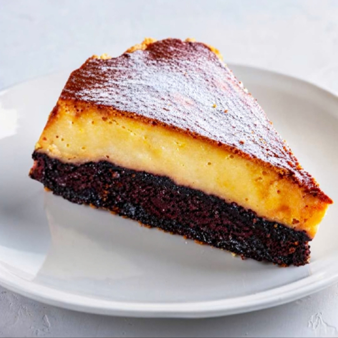 Rebanada de Chocoflan
