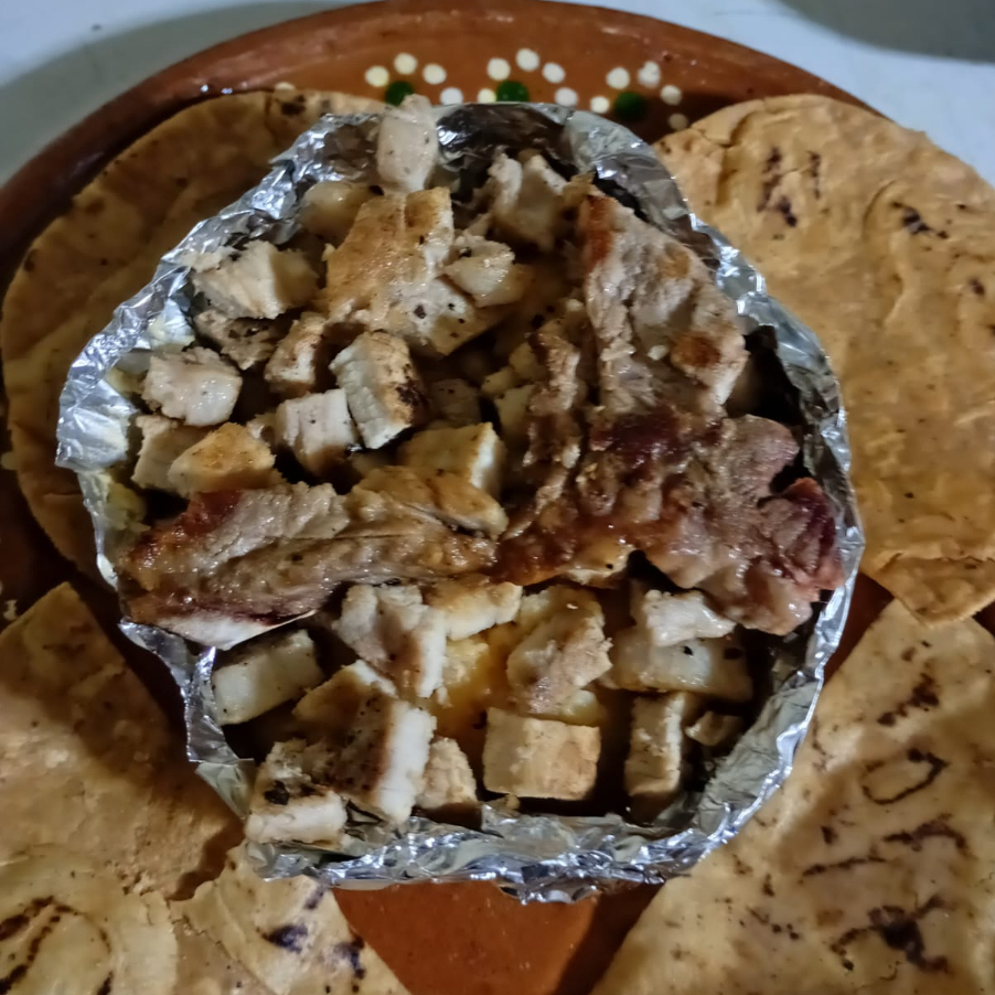 Papa con Chuleta Puerco 400 g