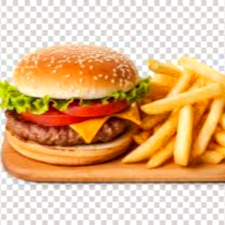 Hamburguesa con Papas