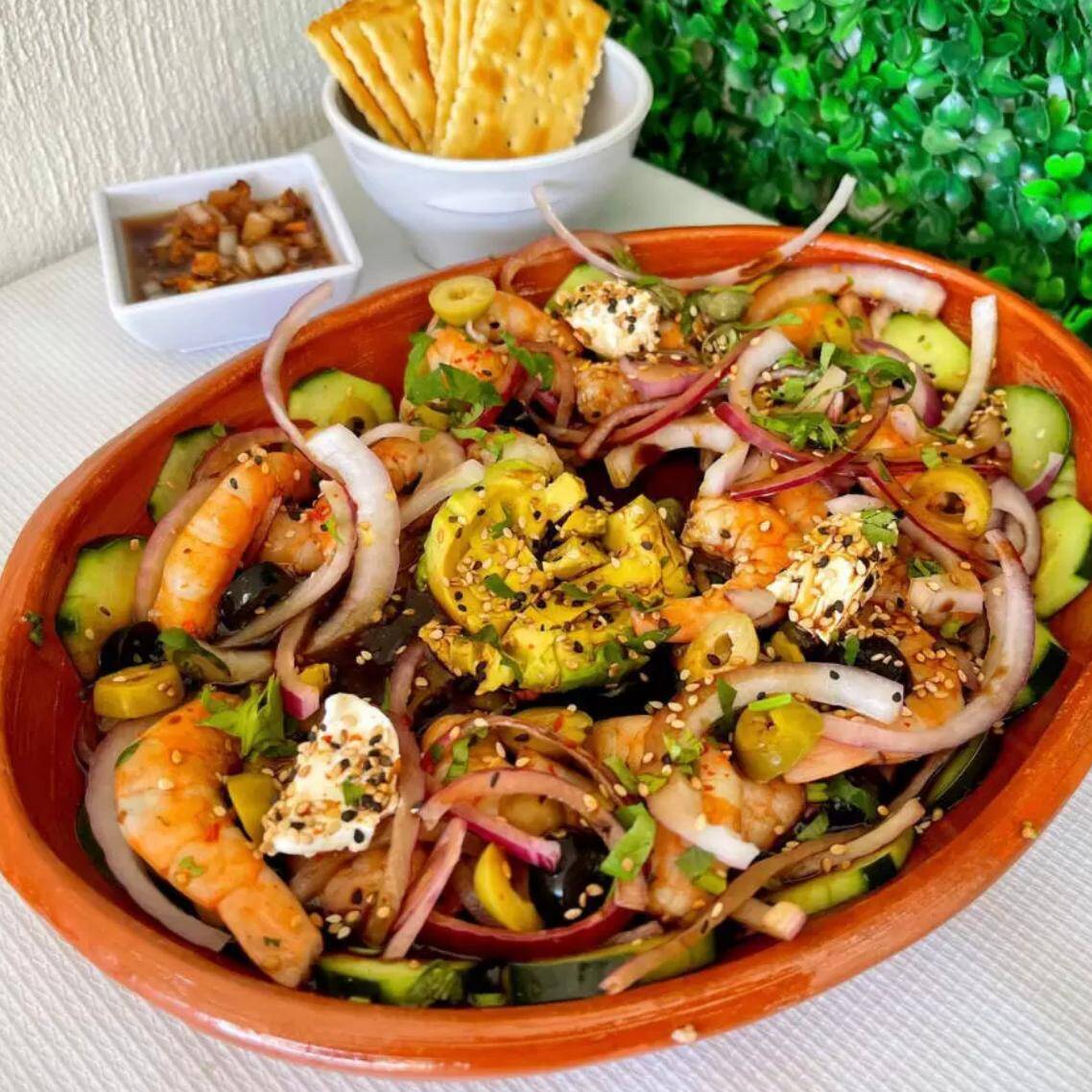 Mixto (Camarón/Pulpo) Vinagreta