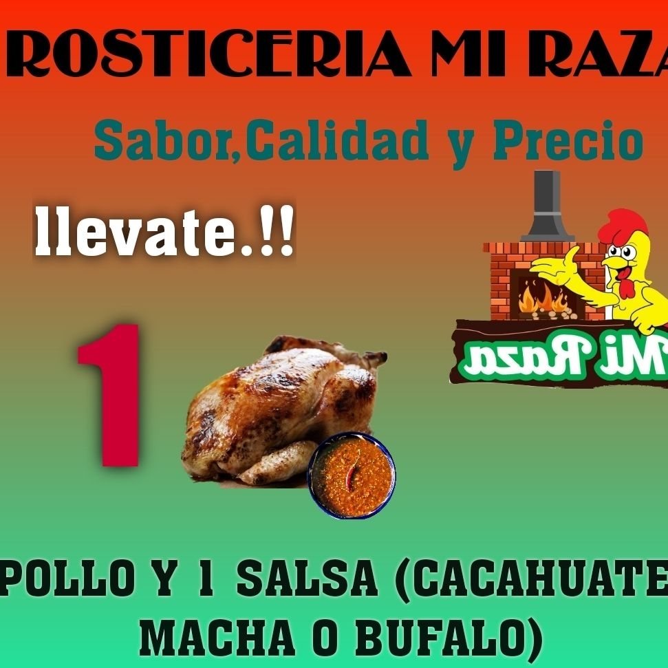 Paquete 1. - 1 Pollo + Salsa