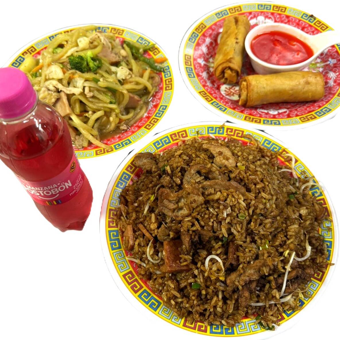 ARROZ CHINO CHOPSUEY Y LUMBIA