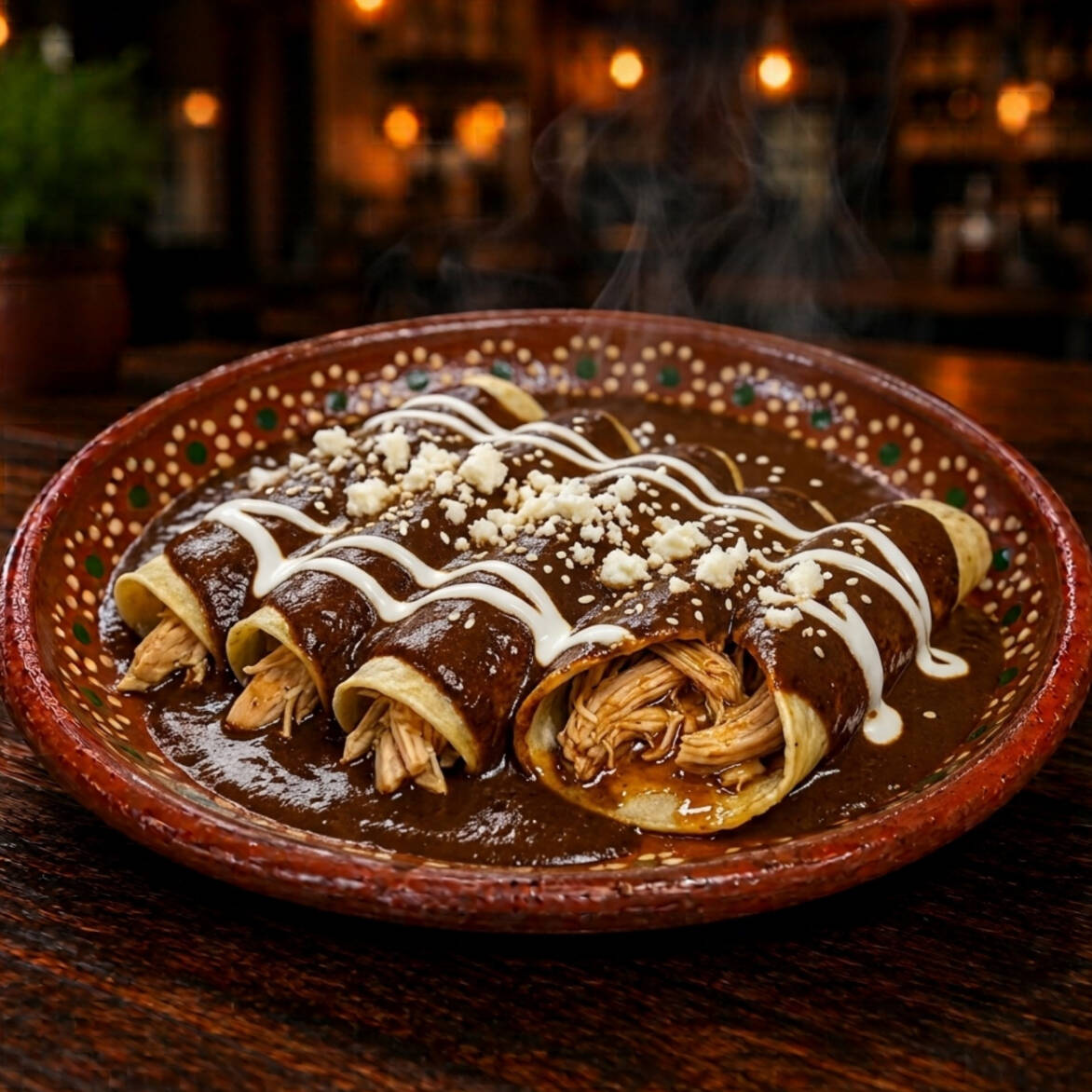 Enchiladas Mole (5pzs)