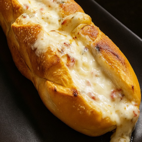 Possui como tempero, orégano, calabresa, mussarela e demais especiarias da casa