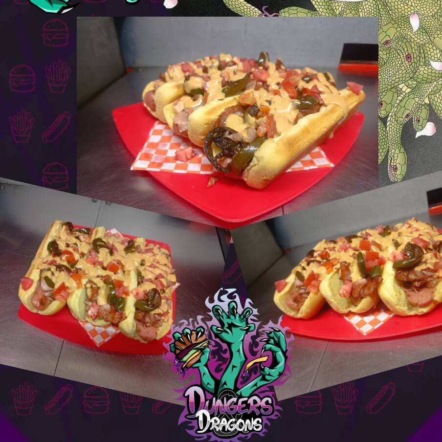 Combo (Tres Hot Dogs Sencillos y Unas Salchipapas)