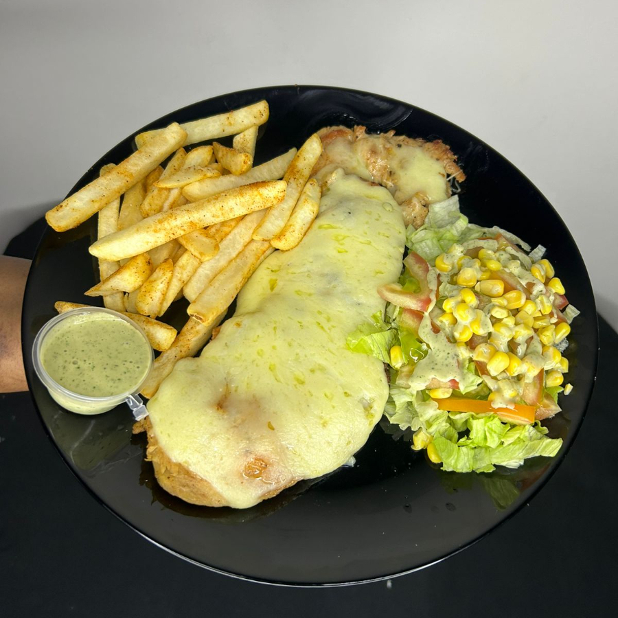 filete de pollo gratinado