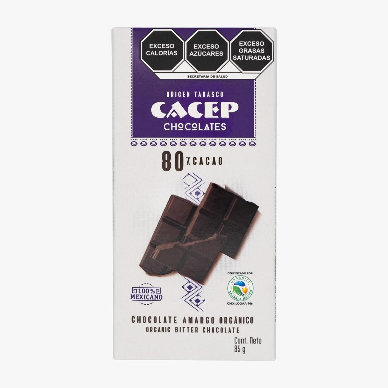 Barra 85g Chocolate Amargo 80% Cacao