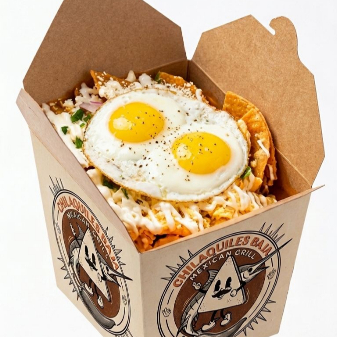 CHILAQUILES BAJA CON HUEVO