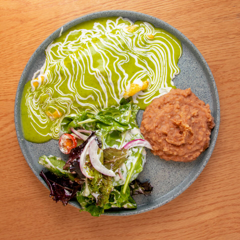 Omelette poblano