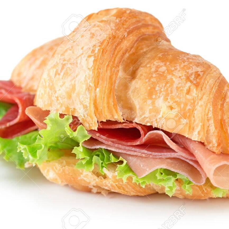 Croissant de Jamón con Queso