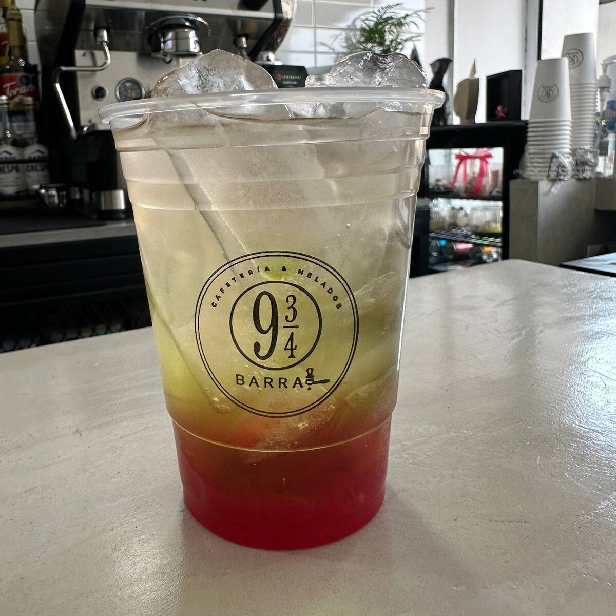 Soda Italiana de Fresa y Kiwi