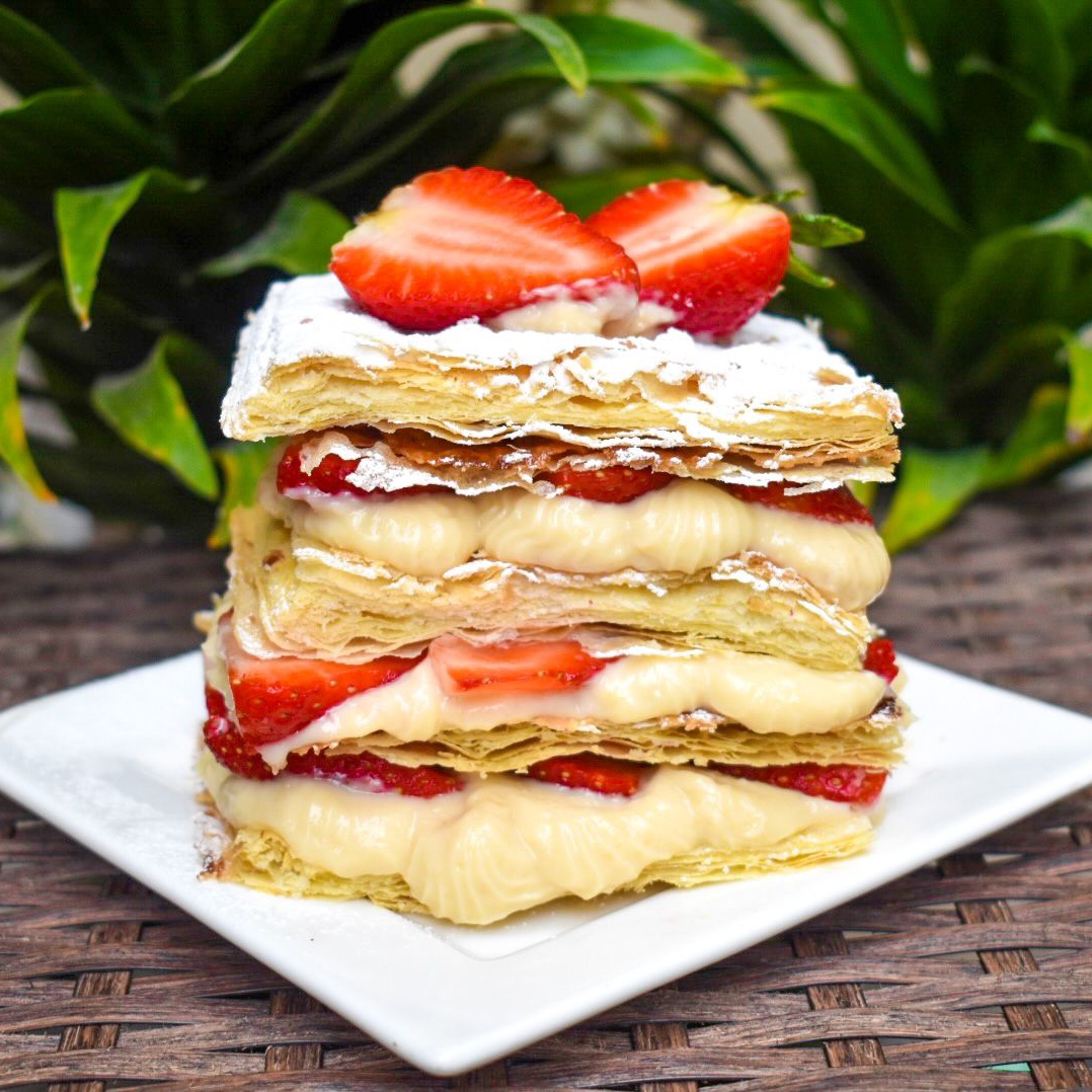 Mil Hojas de Crema Pastelera