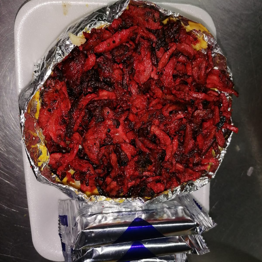 Papa Asada con Trompo