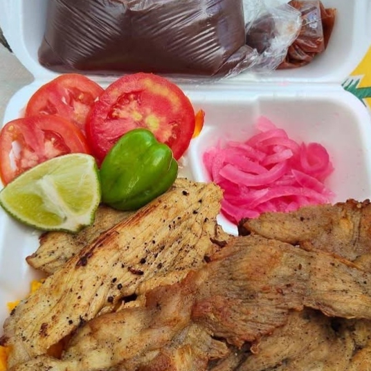Puerco frito blanco
