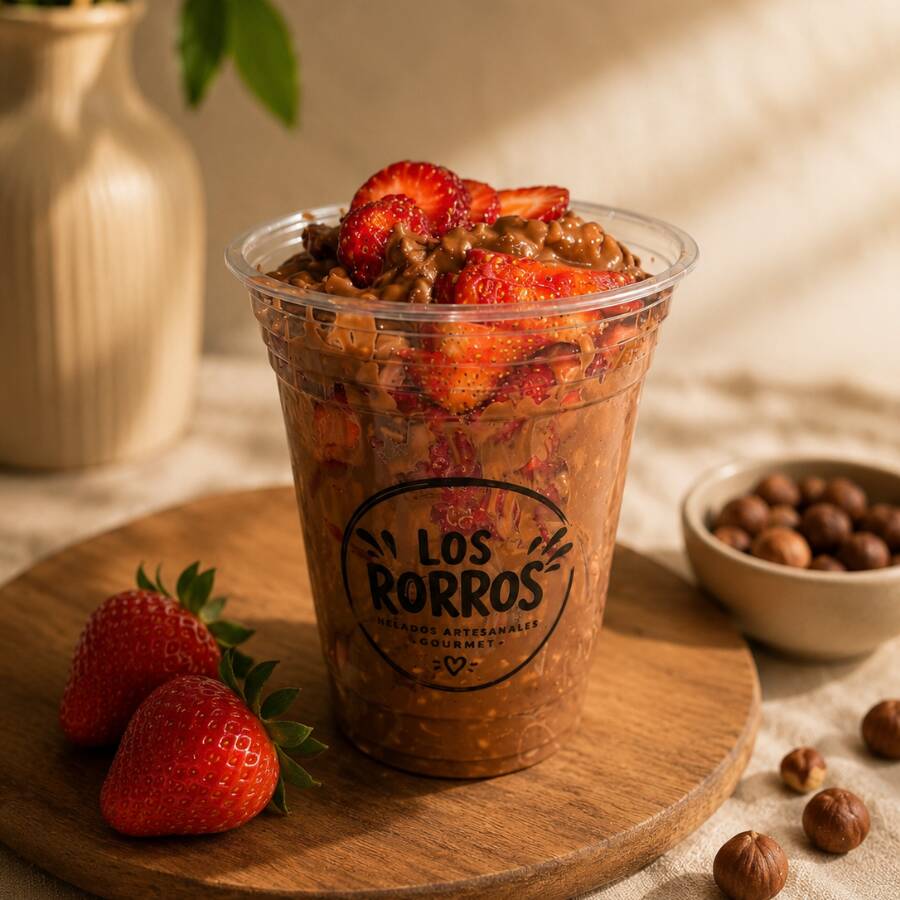 FRESAS CON CREMA TIPO FERRERO ROCHER