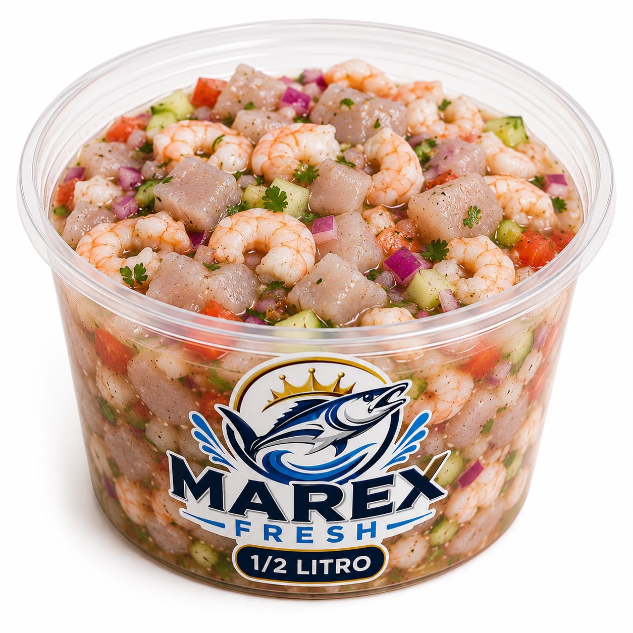 Ceviche Lonja y Camaron