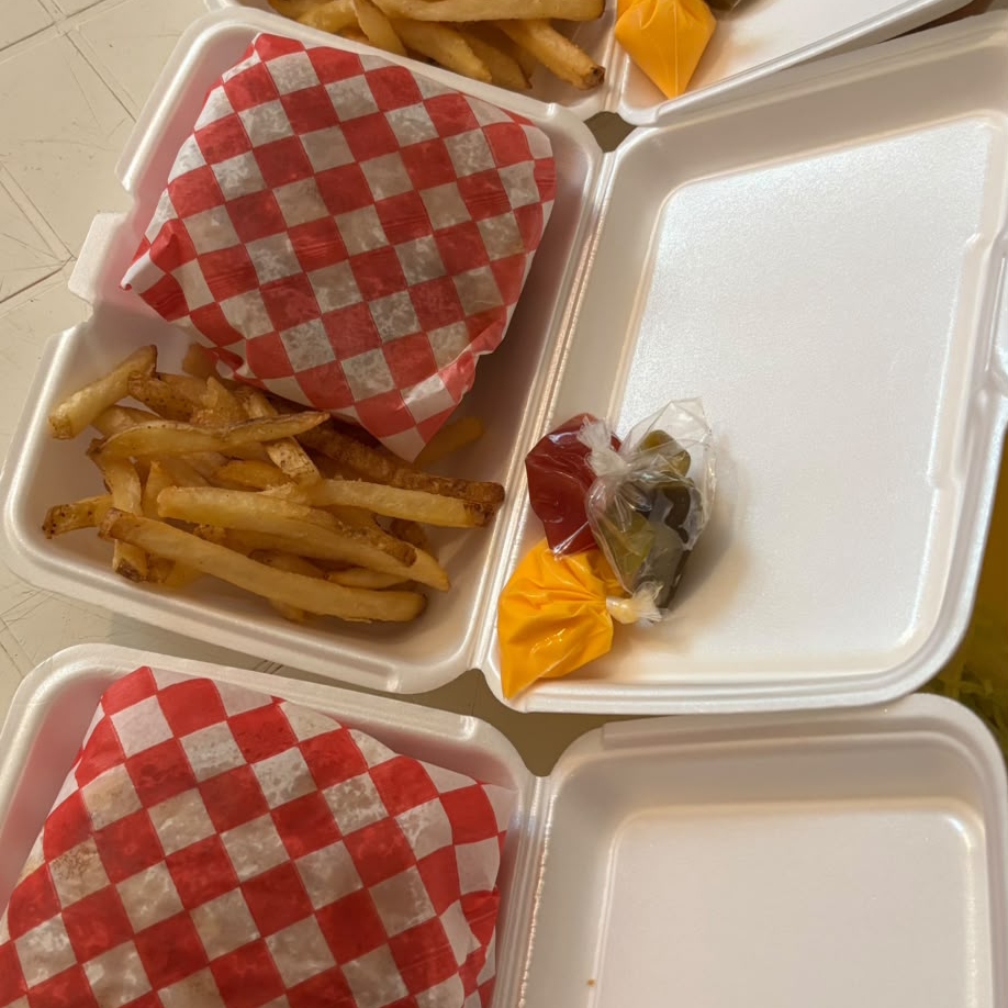 3 Hamburguesas con Papas