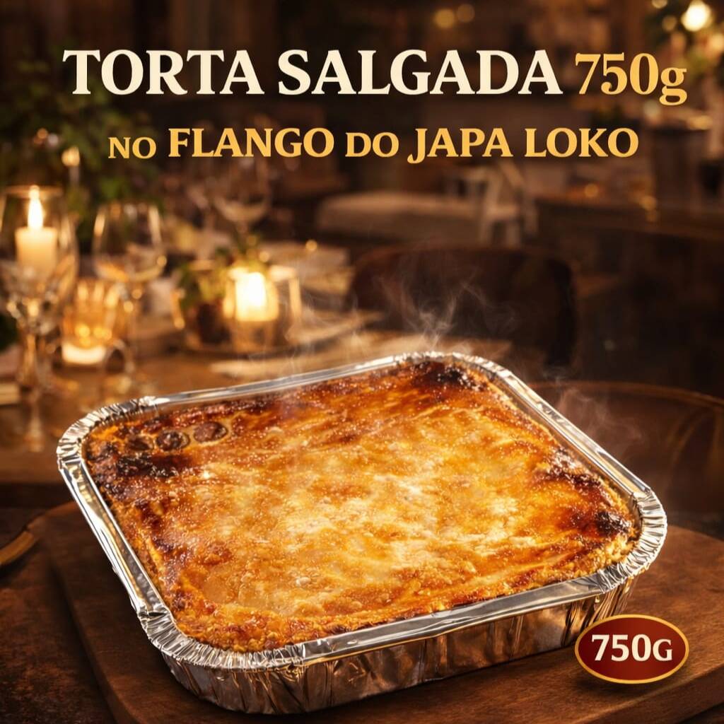 Uma deliciosa torta de frango caipira congelada de 750g, perfeita para quem busca praticidade com um toque especial de sabor caseiro. Preparada com massa leve e dourada, ela traz um recheio irresistível de frango desfiado, milho verde, cremoso Catupiry Original e bacon picado, formando uma combinação rica, suculenta e cheia de sabor. Cada pedaço oferece o equilíbrio perfeito entre cremosidade e textura, ideal para agradar toda a família em qualquer ocasião.
**Modo de preparo:**
Leve ao forno preaquecido a 180 C por aproximadamente 25 a 30 minutos, ou até que a superfície esteja dourada e aquecida por completo. Sirva em seguida.
