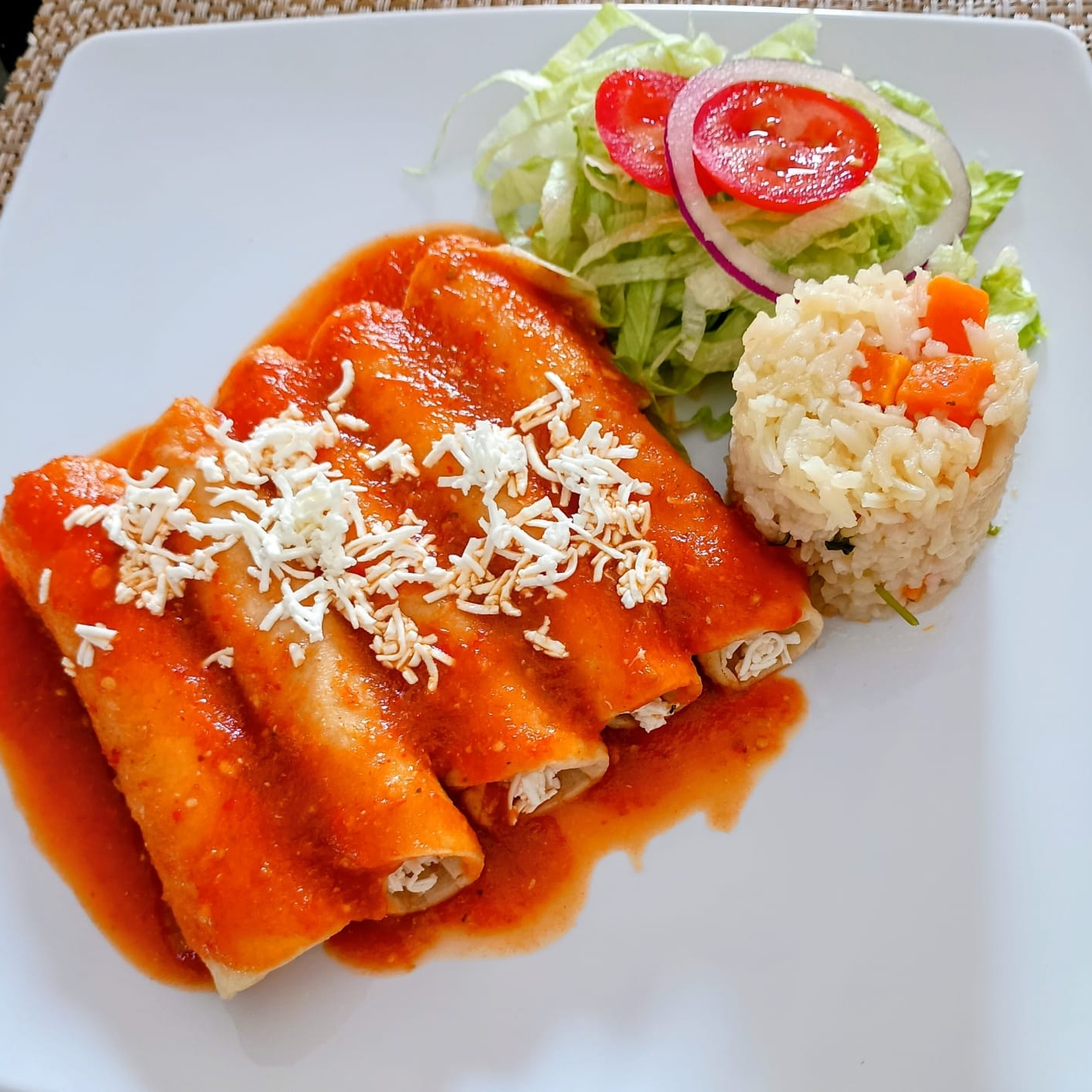 Entomatadas de Pollo