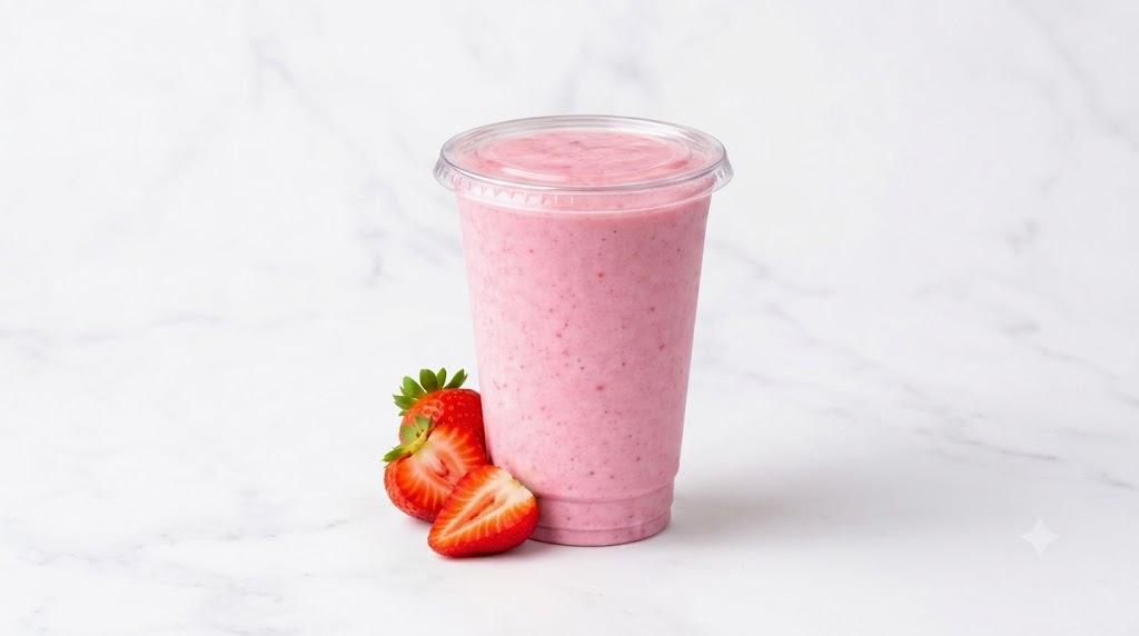 Jugo De Fresa Con Leche 16Oz