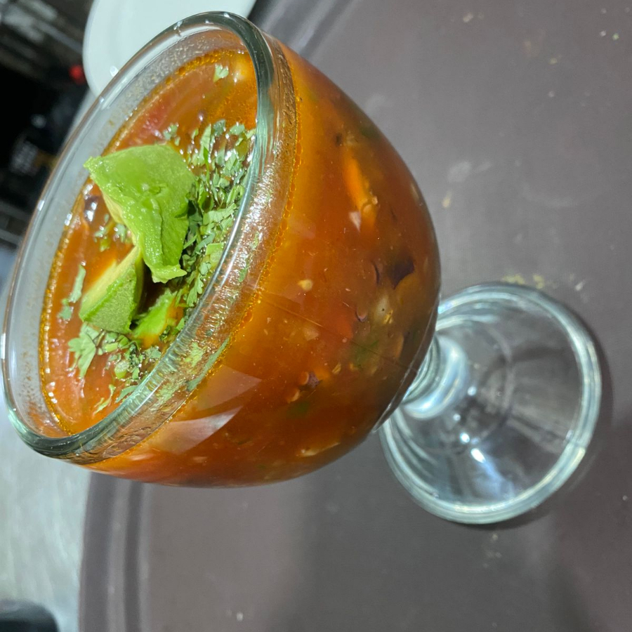 Camarón con Pulpo Grande