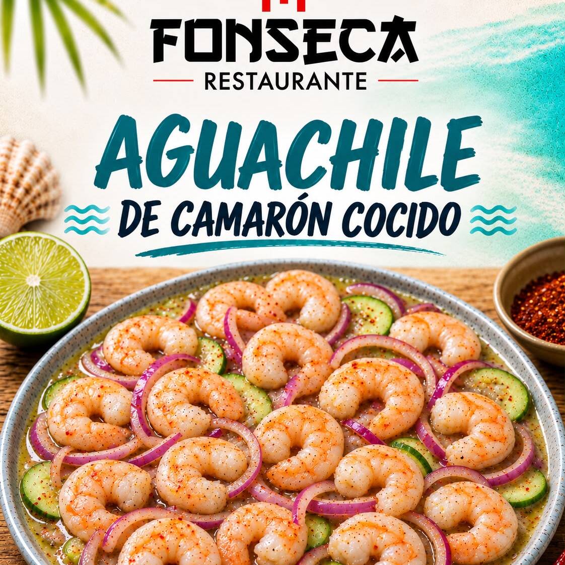 AGUACHILE DE CAMARON COCIDO
