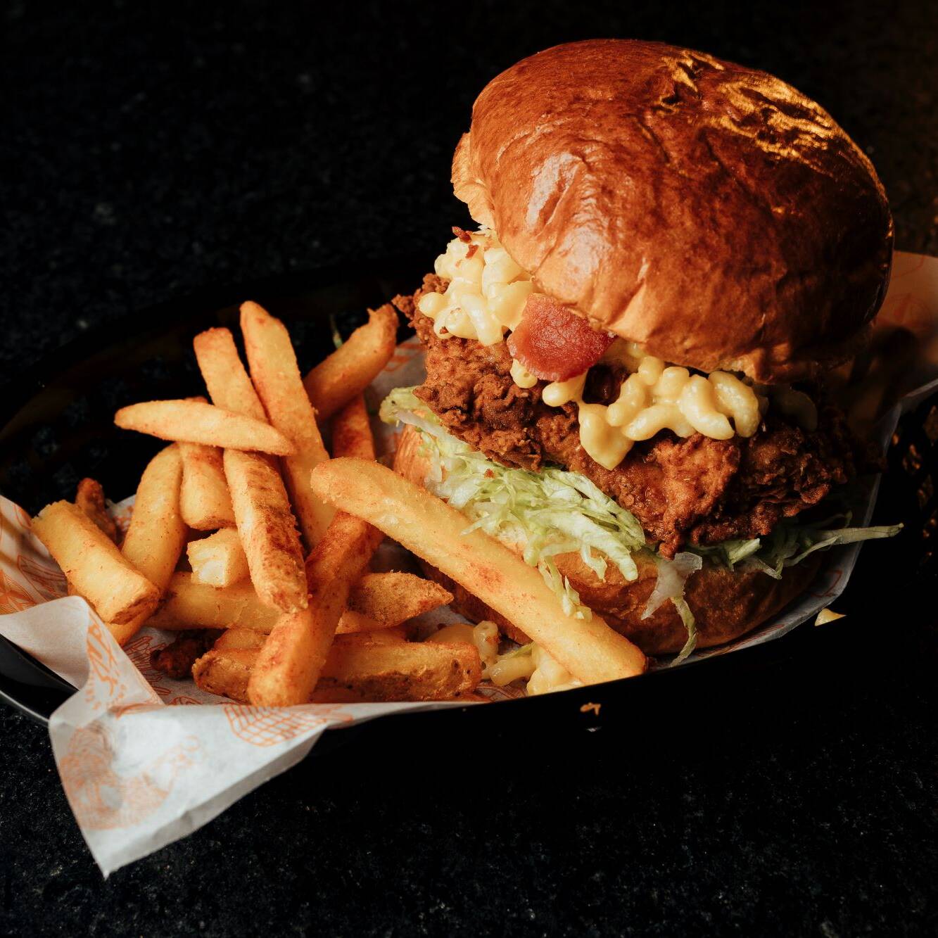 Hamburguesa Mac & Cheese