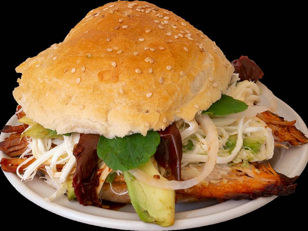 Cemita de Pierna al Horno