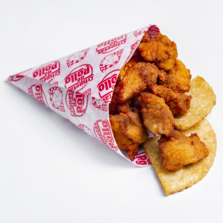 Cono de Crispetas de Pollo