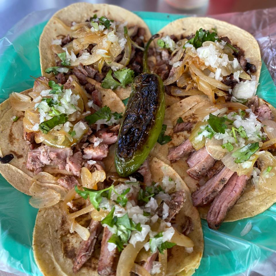 Tacos de Arrachera Sin Queso