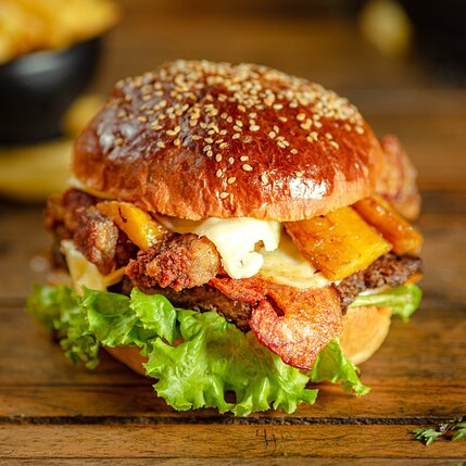 Hamburguesa Bugalu con Papas