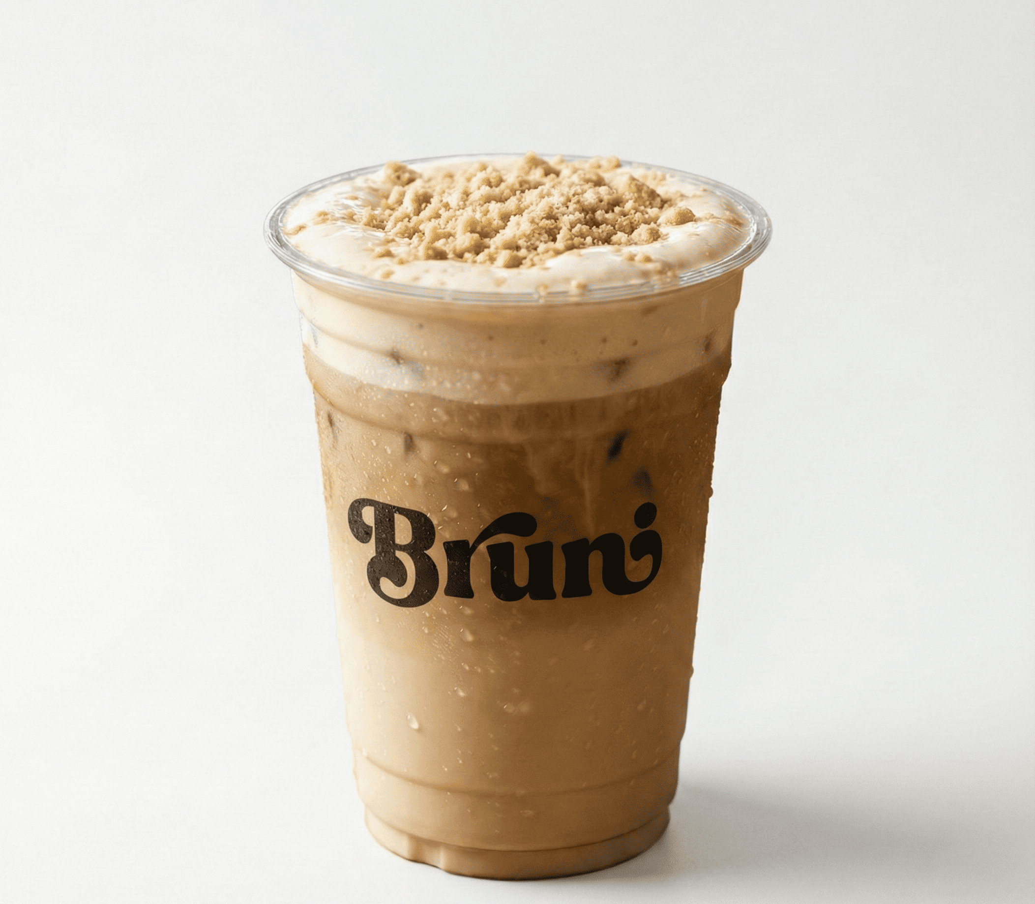 CAFÉ HELADO MAZAPÁN LATTE.