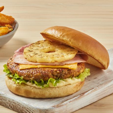 Hamburguesa Hawaiana Amarilla