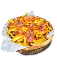 600gr de fritas, calabresa e bacon