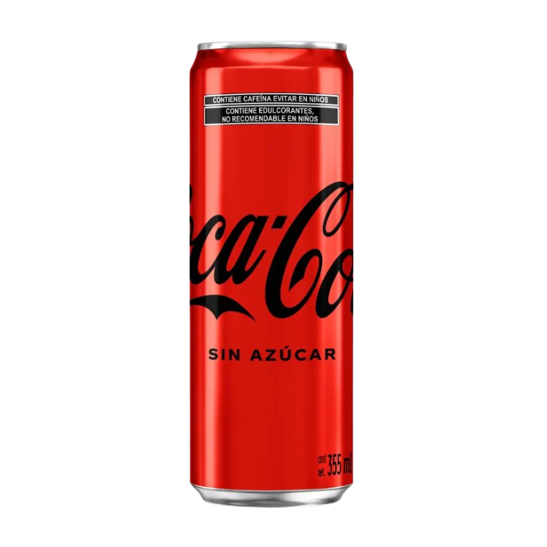 COCA-COLA SIN AZUCAR 355 ML
