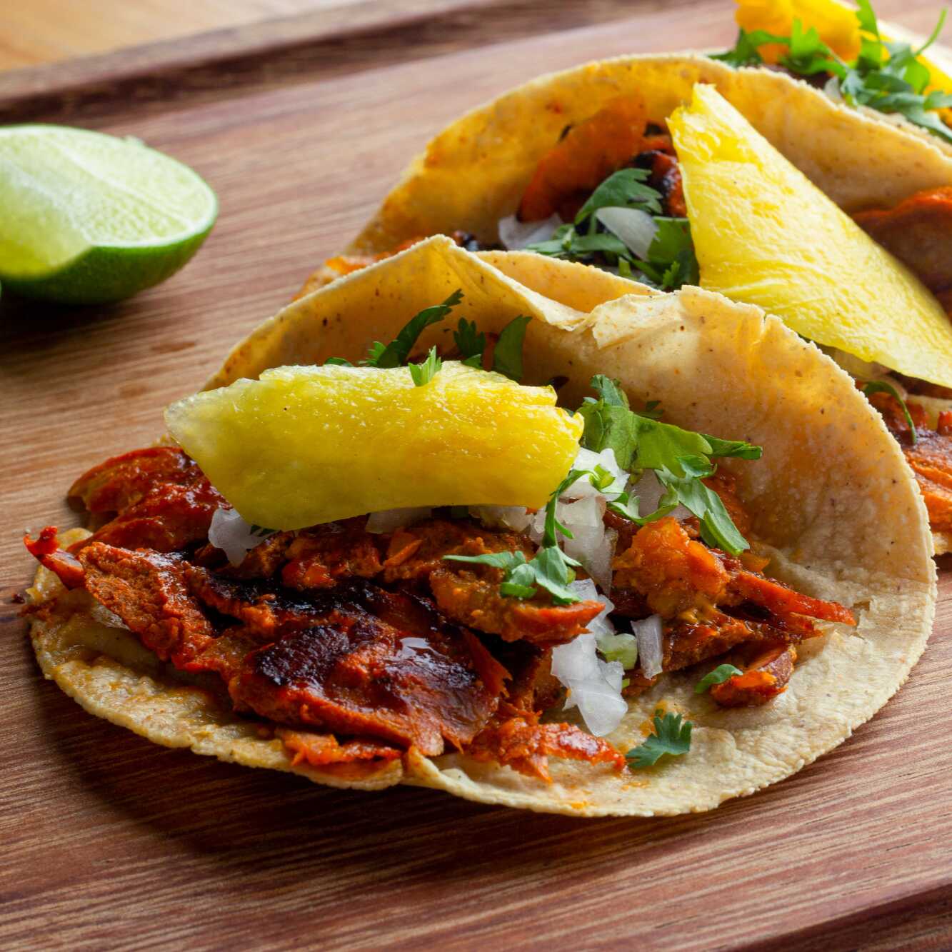 Taco al pastor De Maíz