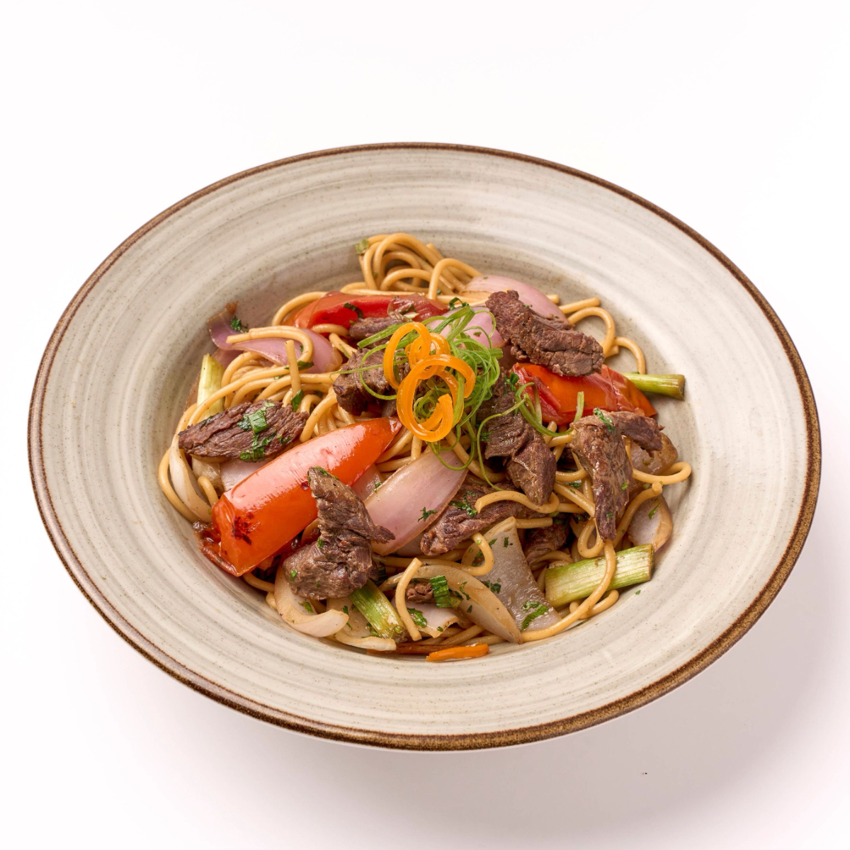 Tallarín Salteado de Carne