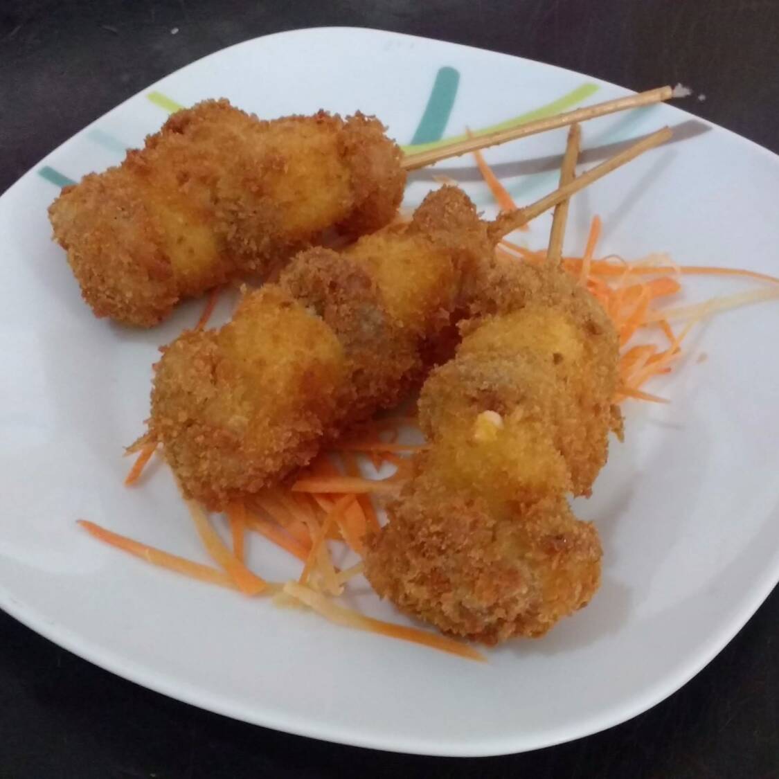 Kushiage de Pollo C/ Queso Manchego