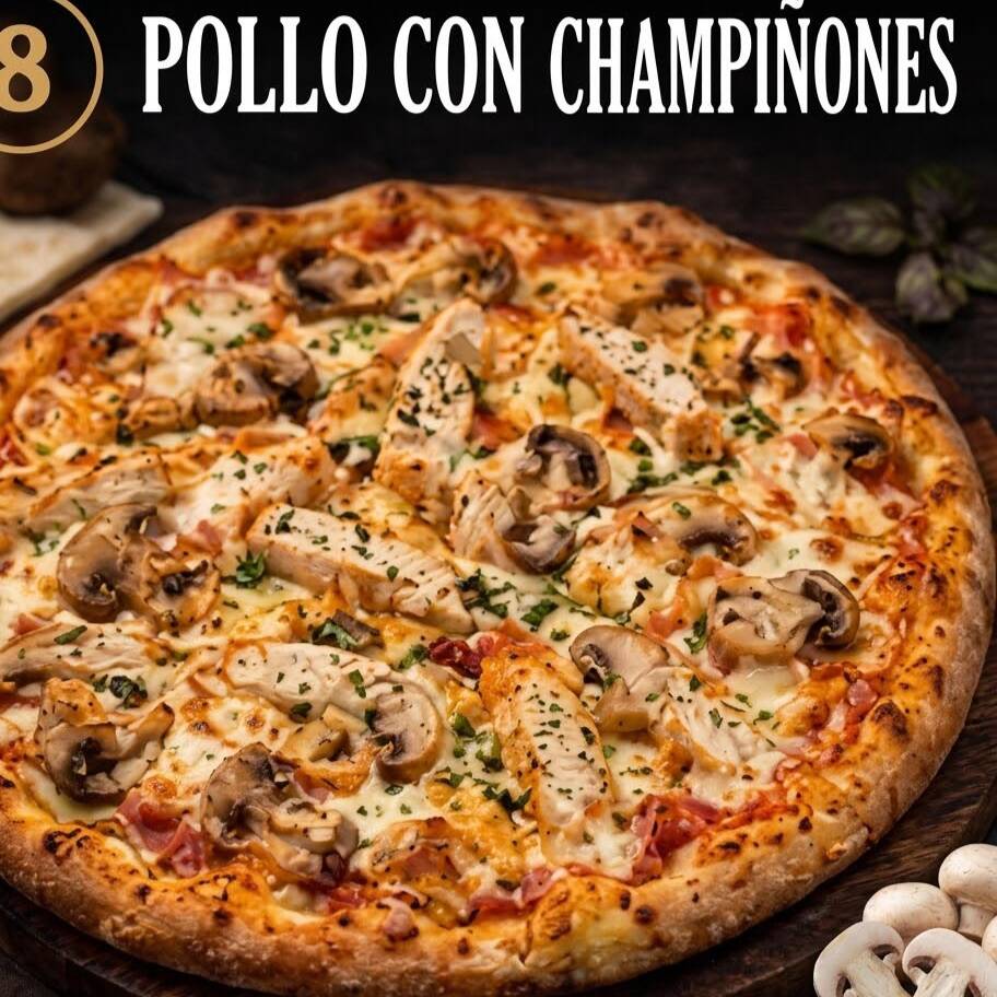 Pollo con Champiñones