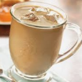 Base de ganache de chocolate, leite, espresso e gelo