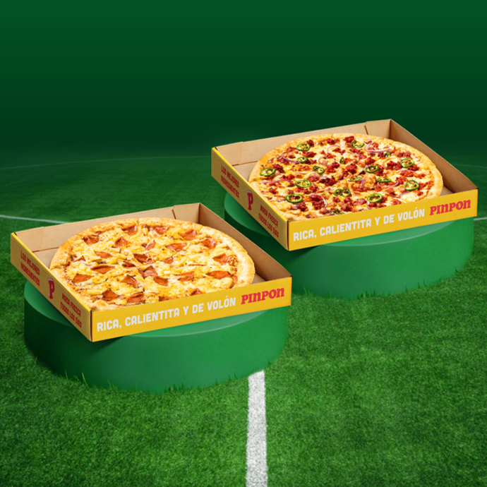Combo: 2 Pizzas Hawaiana o Mexicana